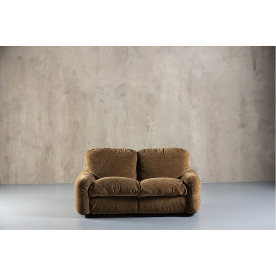 Image 1 of Vintage 2-seater sofa by Arrigo Arrigoni for Busnelli S.p.a, Italy 1970