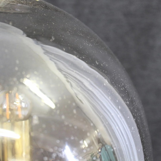 Image 1 of Vintage Glashütte Limburg hanging lamp