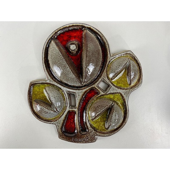 Image 1 of Vintage wall plaque by Noomi Backhausen for Søholm, Denmark 1960