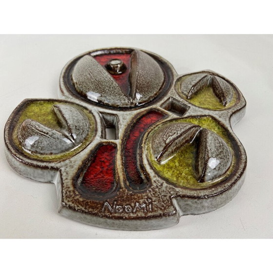 Image 1 of Vintage wall plaque by Noomi Backhausen for Søholm, Denmark 1960