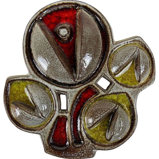 Vintage wall plaque by Noomi Backhausen for Søholm, Denmark 1960