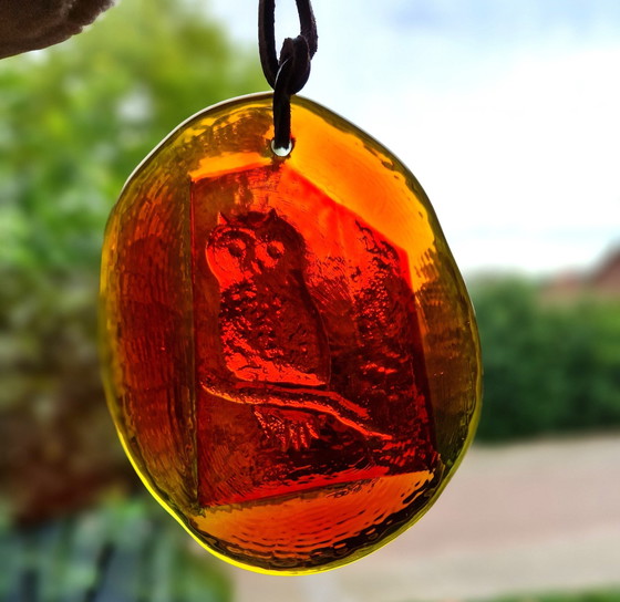 Image 1 of Eneryda Glasbruk - Suncatcher / Window pendant Owl