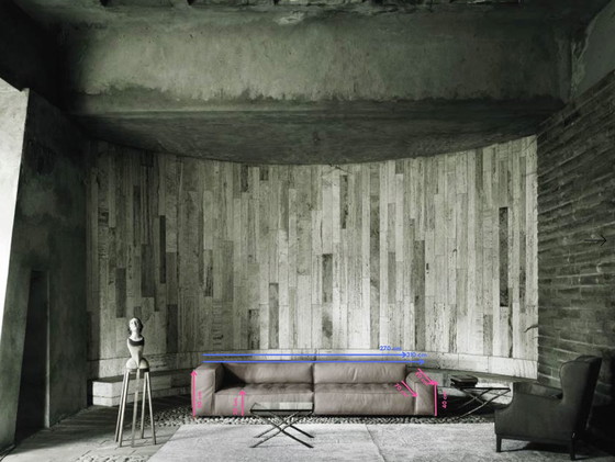 Image 1 of Sofa 4 Seater + Pouf Living Divani Piero Lissoni