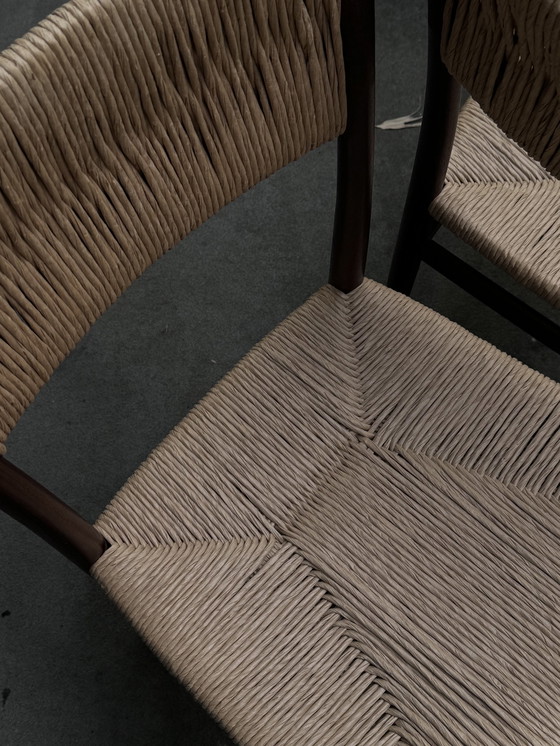 Image 1 of 5x Brutalist French Dining Chairs