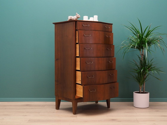 Image 1 of Mahogany Chest Of Drawers, Danish Design, 1960S, Manufacturer: Øm Mobelfabrik