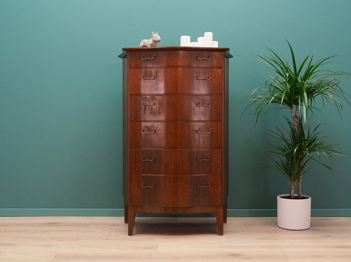 Mahogany Chest Of Drawers, Danish Design, 1960S, Manufacturer: Øm Mobelfabrik