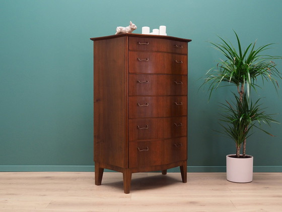 Image 1 of Mahogany Chest Of Drawers, Danish Design, 1960S, Manufacturer: Øm Mobelfabrik