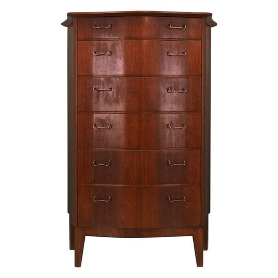 Image 1 of Mahogany Chest Of Drawers, Danish Design, 1960S, Manufacturer: Øm Mobelfabrik