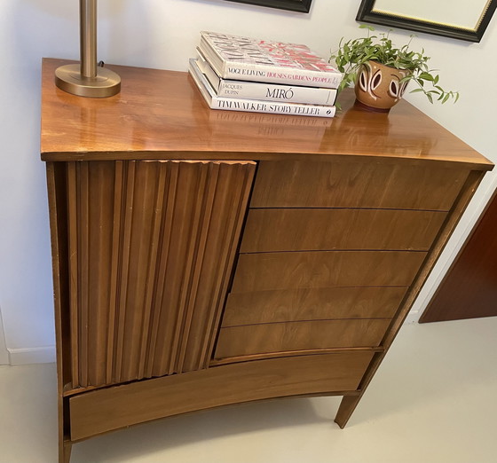 Image 1 of Strata Unagusta curved front tall dresser