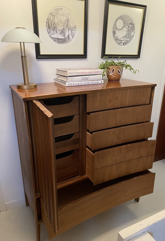 Image 1 of Strata Unagusta curved front tall dresser