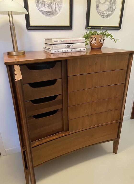 Image 1 of Strata Unagusta curved front tall dresser