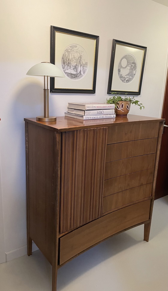 Image 1 of Strata Unagusta curved front tall dresser