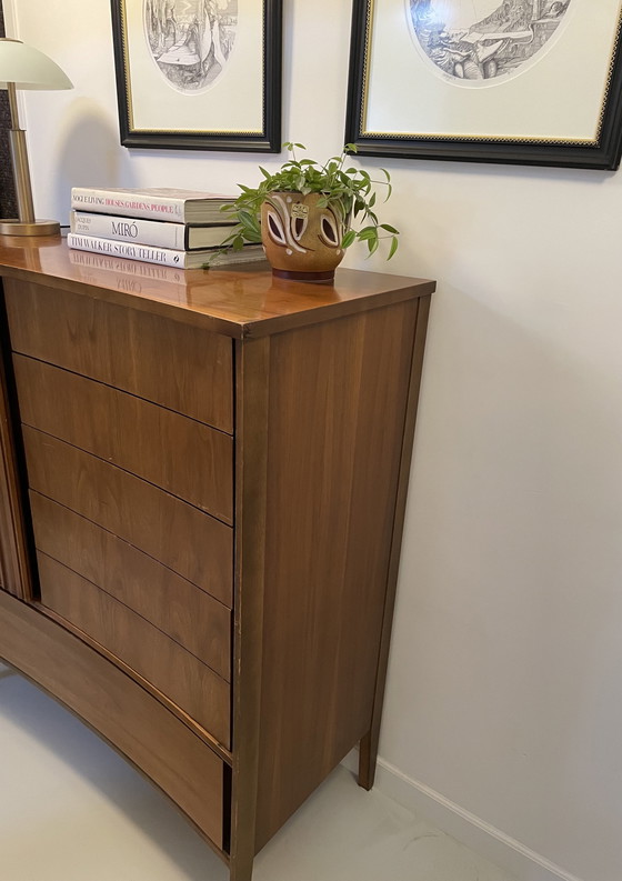 Image 1 of Strata Unagusta curved front tall dresser