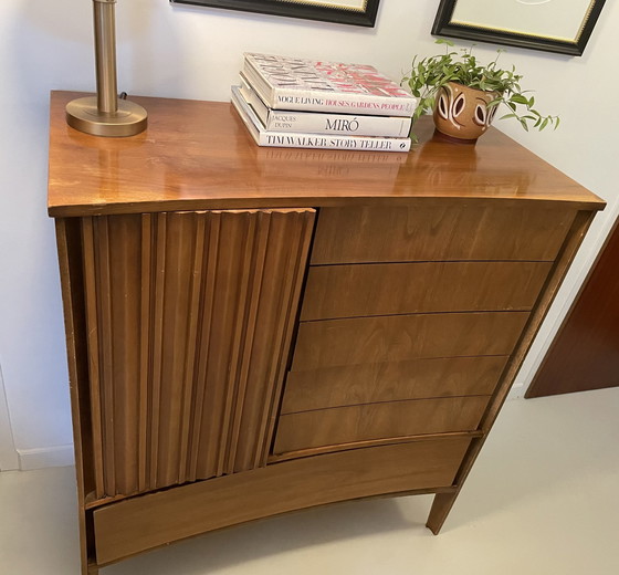 Image 1 of Strata Unagusta curved front tall dresser