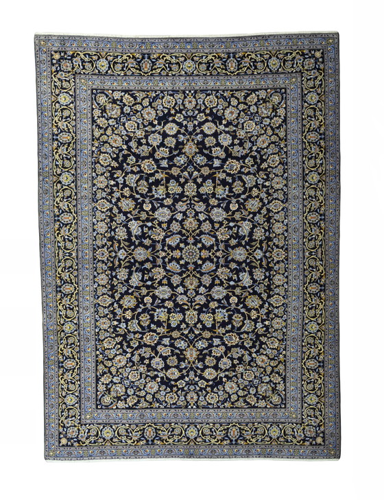 Image 1 of Hand-knotted Keshan oriental rug - 394 X 280 Cm