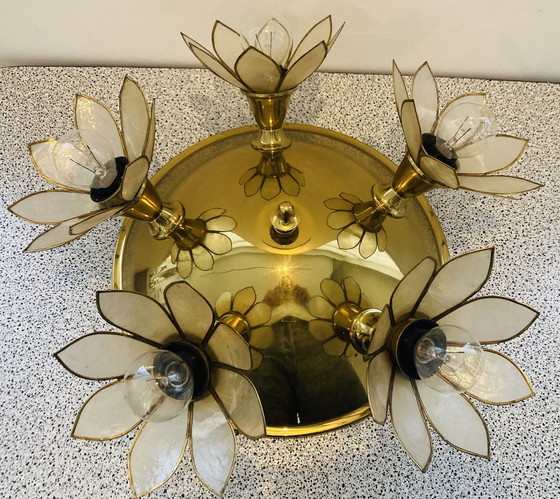 Image 1 of SA Boulanger - Lampada da soffitto a forma di fiore di loto