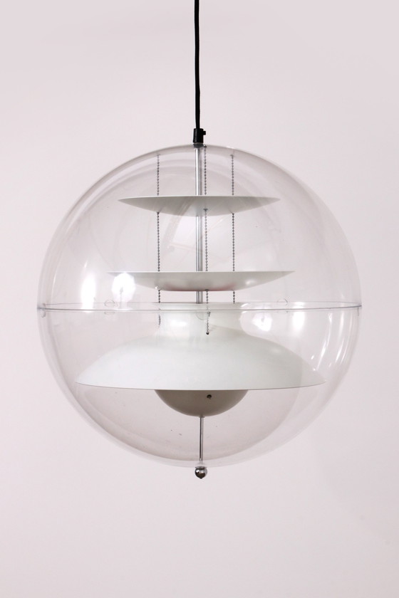 Image 1 of Danish Design Globe Verner Panton Hanging Lamp