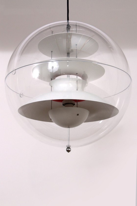 Image 1 of Danish Design Globe Verner Panton Hanging Lamp