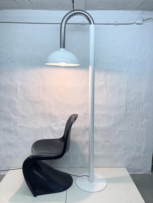 Large Italian floor lamp from the 70s by Luci Illuminazione