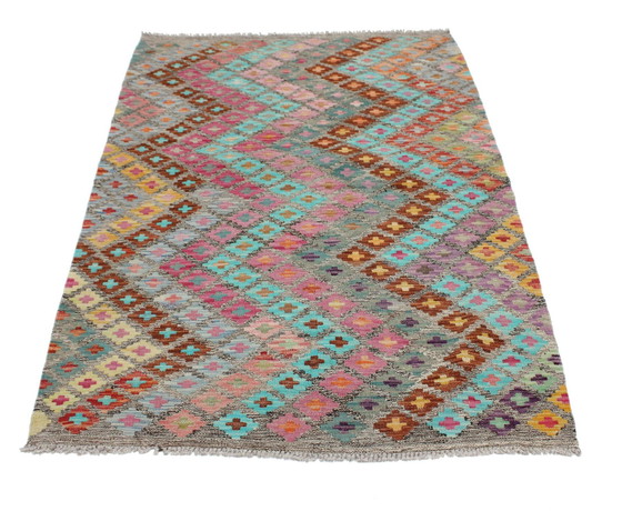 Image 1 of Original Old Style Kelim Afghan 156 X 108 Cm Top Condition