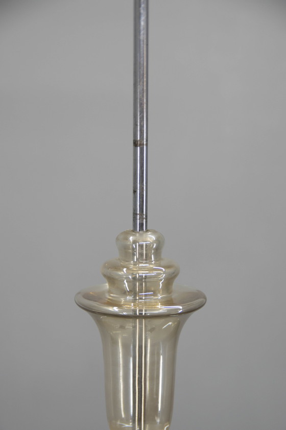 Image 1 of Art Deco Glass Chandelier, Kamenicky Senov, 1930S