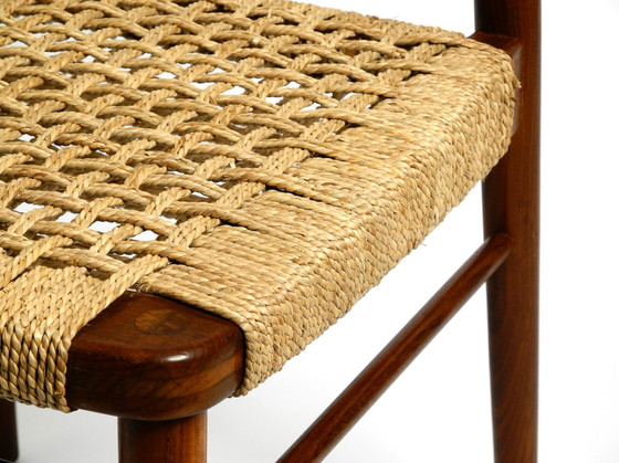 Image 1 of Two original 1960s Wilkhahn chairs made of walnut with wicker cane | Model 351 by Georg Leowald