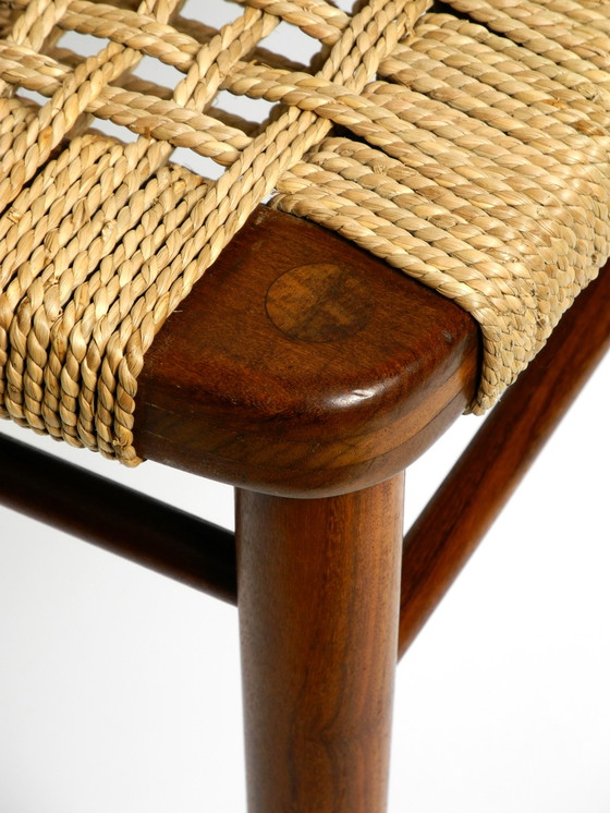 Image 1 of Two original 1960s Wilkhahn chairs made of walnut with wicker cane | Model 351 by Georg Leowald