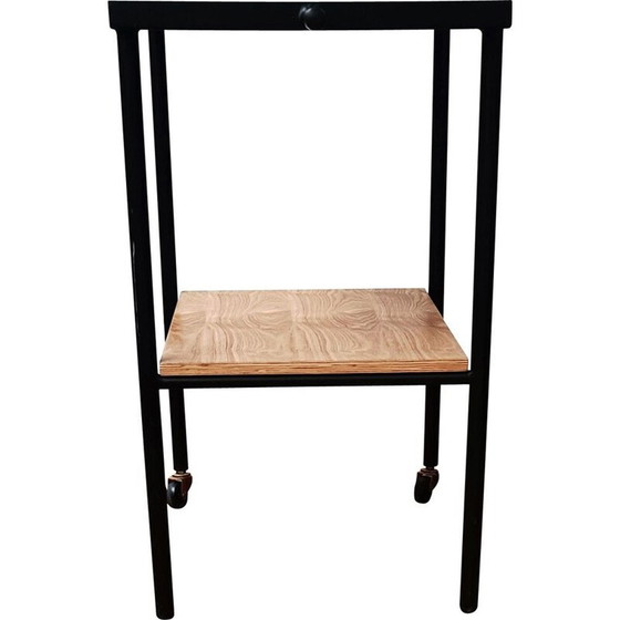 Image 1 of Vintage metal and wood trolley