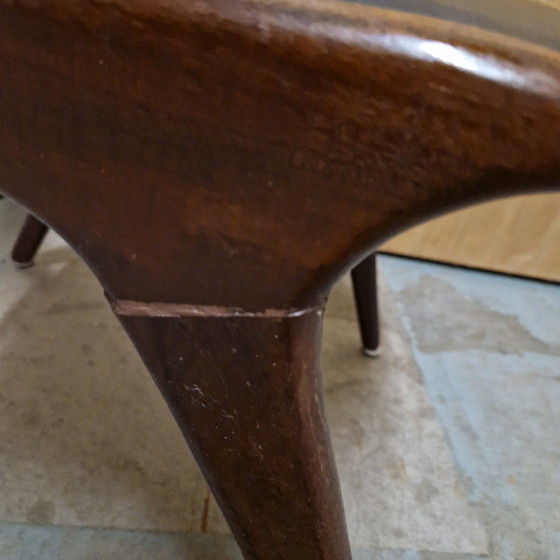 Image 1 of 6x Awa cow horn chair attributed to Louis Van Teeffelen