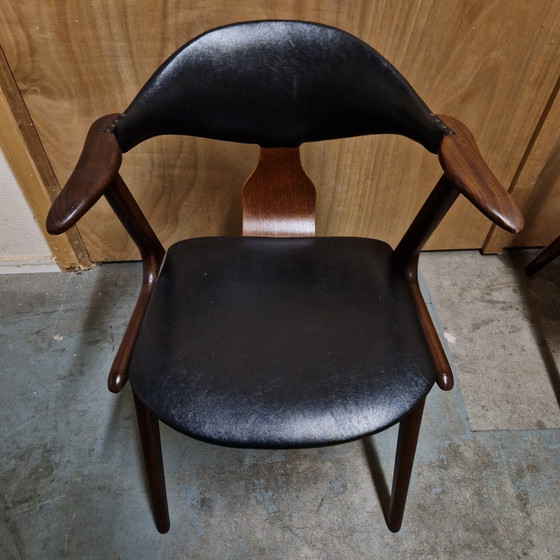 Image 1 of Louis Van Teeffelen Awa Set Of 6 Cow Horn Chairs