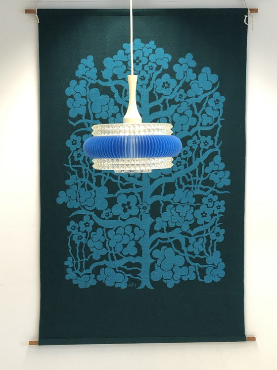 Image 1 of Pendant Lamp Plastic With Glass Shade From Me Marbach Leuchten