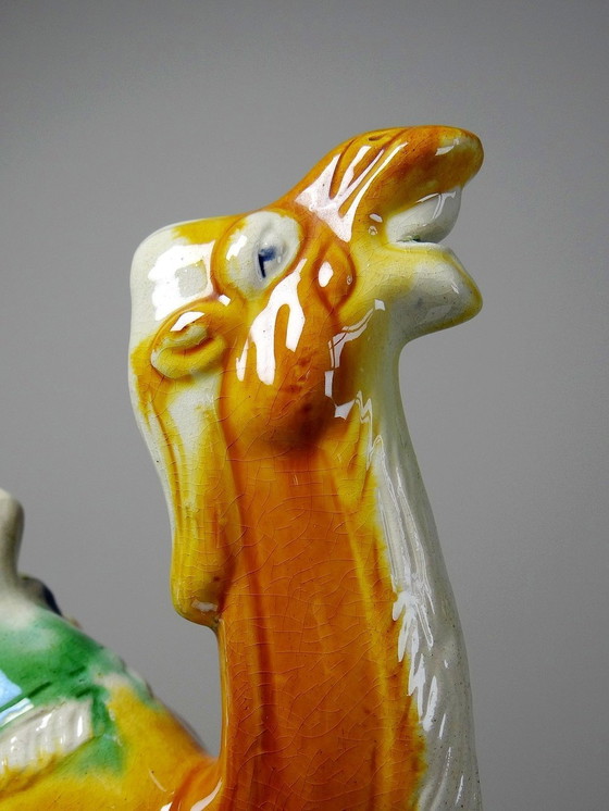 Image 1 of Tang Style Chinese Camel Subject, Sancai Glazed Pottery, 1980s-90s