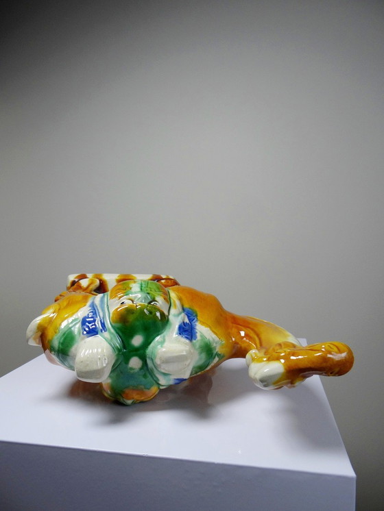 Image 1 of Tang Style Chinese Camel Subject, Sancai Glazed Pottery, 1980s-90s