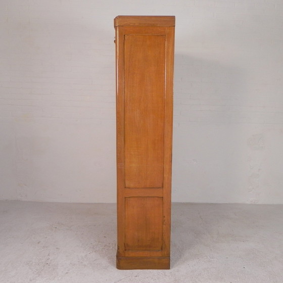 Image 1 of Oak Shutter Cabinet With 2 Shutters, 180 Cm High, 1930s