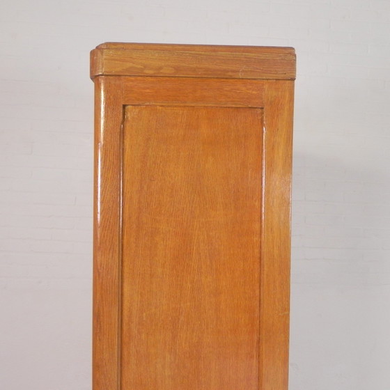 Image 1 of Oak Shutter Cabinet With 2 Shutters, 180 Cm High, 1930s