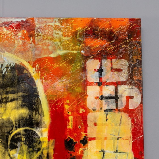 Image 1 of Claus Costa Pop Art Gandhi Painting