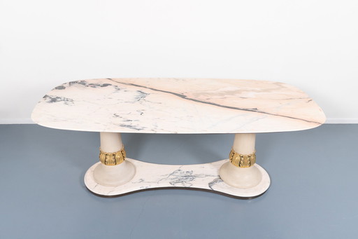 Spectaculaire table en marbre