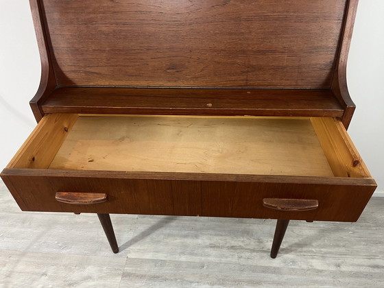 Image 1 of Vintage Scandinavian Danish Design Teak Secretaire