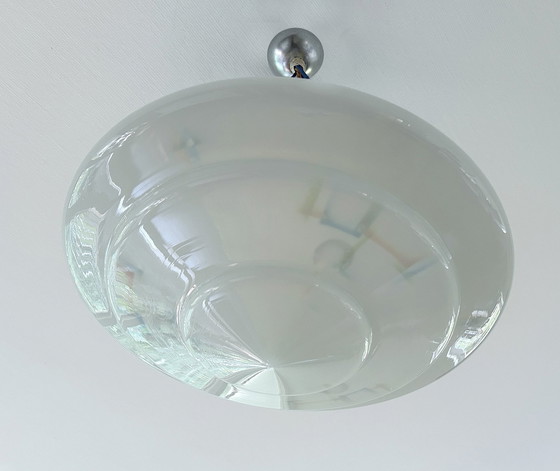 Image 1 of Art Deco Glass Pendant Lamp