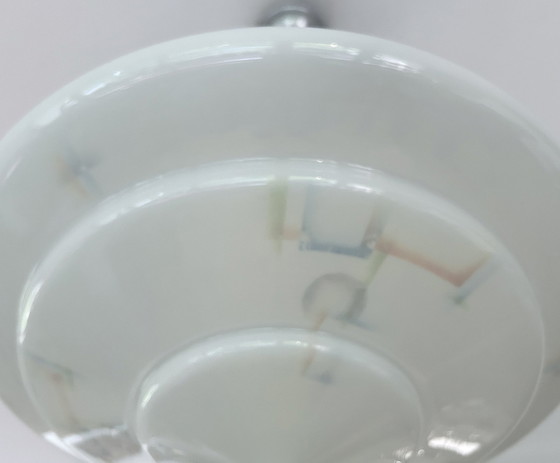 Image 1 of Art Deco Glass Pendant Lamp