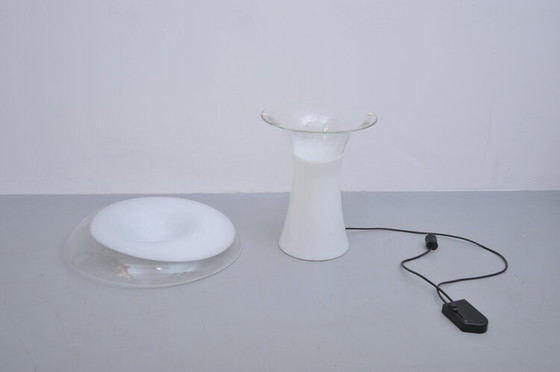 Image 1 of Vistosi Murano Lampe de table Mushroom verre 1970Er