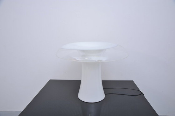 Image 1 of Vistosi Murano Lampe de table Mushroom verre 1970Er