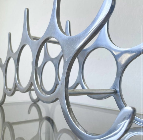 Image 1 of Michael Noll Wine rack polished aluminium