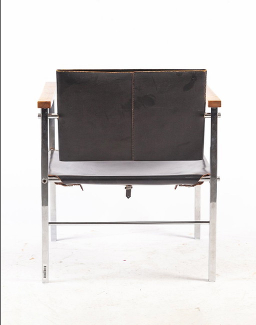 Core leather chair Chair by Ernst Möckel for Wilde + Spieth, 1960s