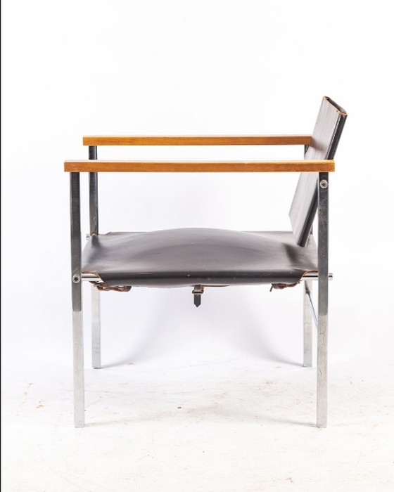 Image 1 of Core leather chair Chair by Ernst Möckel for Wilde + Spieth, 1960s