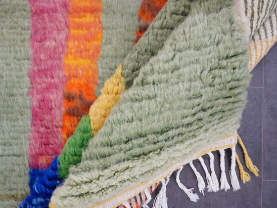 Image 1 of Tapis berbère -238 cm x 165 cm - laine colorée