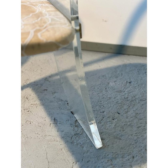 Image 1 of Set of 4 vintage lucite chairs, 1970