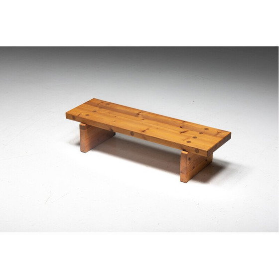 Image 1 of Vintage "Bamse" pine bench by Roland Wilhelmsson for Karl Andersson and Söner, Sweden 1971