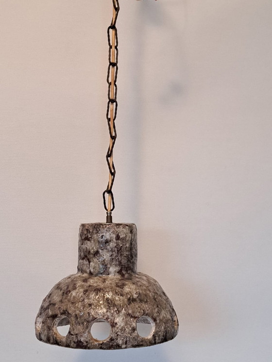 Image 1 of 70S Ceramic Pendant Lamp From Denmark