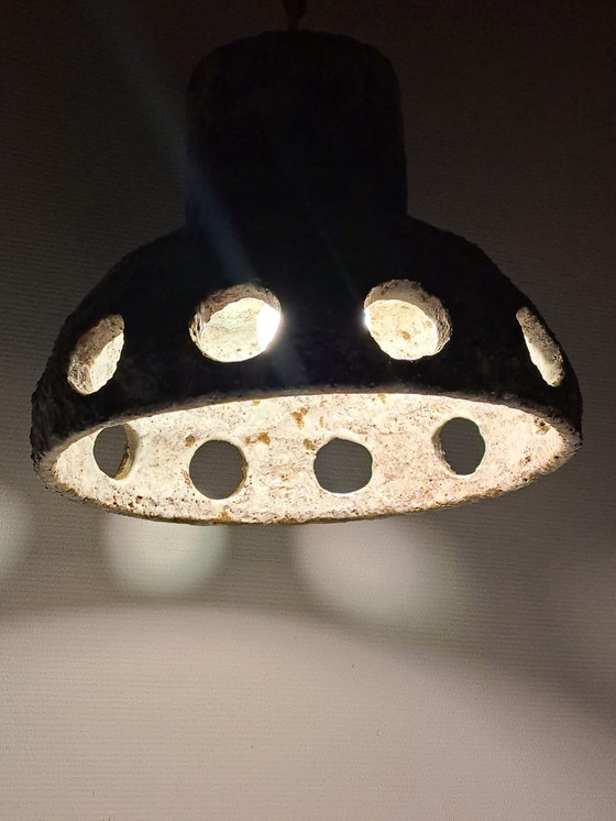 Image 1 of 70S Ceramic Pendant Lamp From Denmark